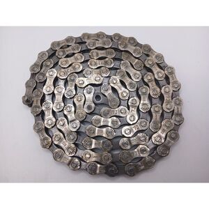 Vintage Shimano Narrow IG-51 Bike Chain IG51 Silver 53" Long 106 Links "7J" Mark